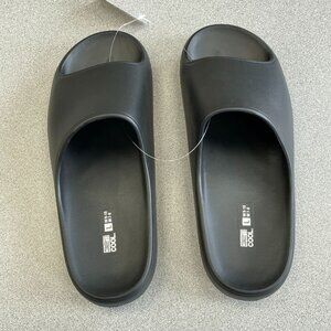 NEW 32 Degrees Unisex Cushion Slide Sandals Black Women's 9-10 Men's7-8